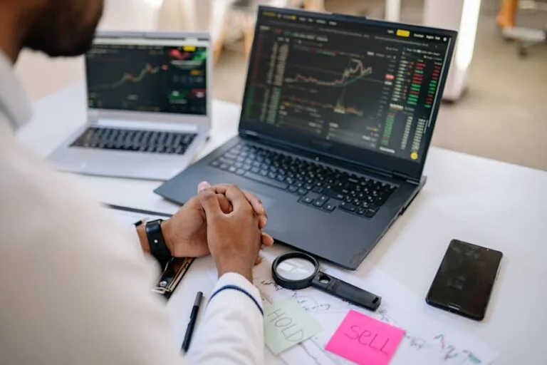 Visual breakdown of stock market workings: traders, graphs, and digital exchange interface showing key mechanisms.